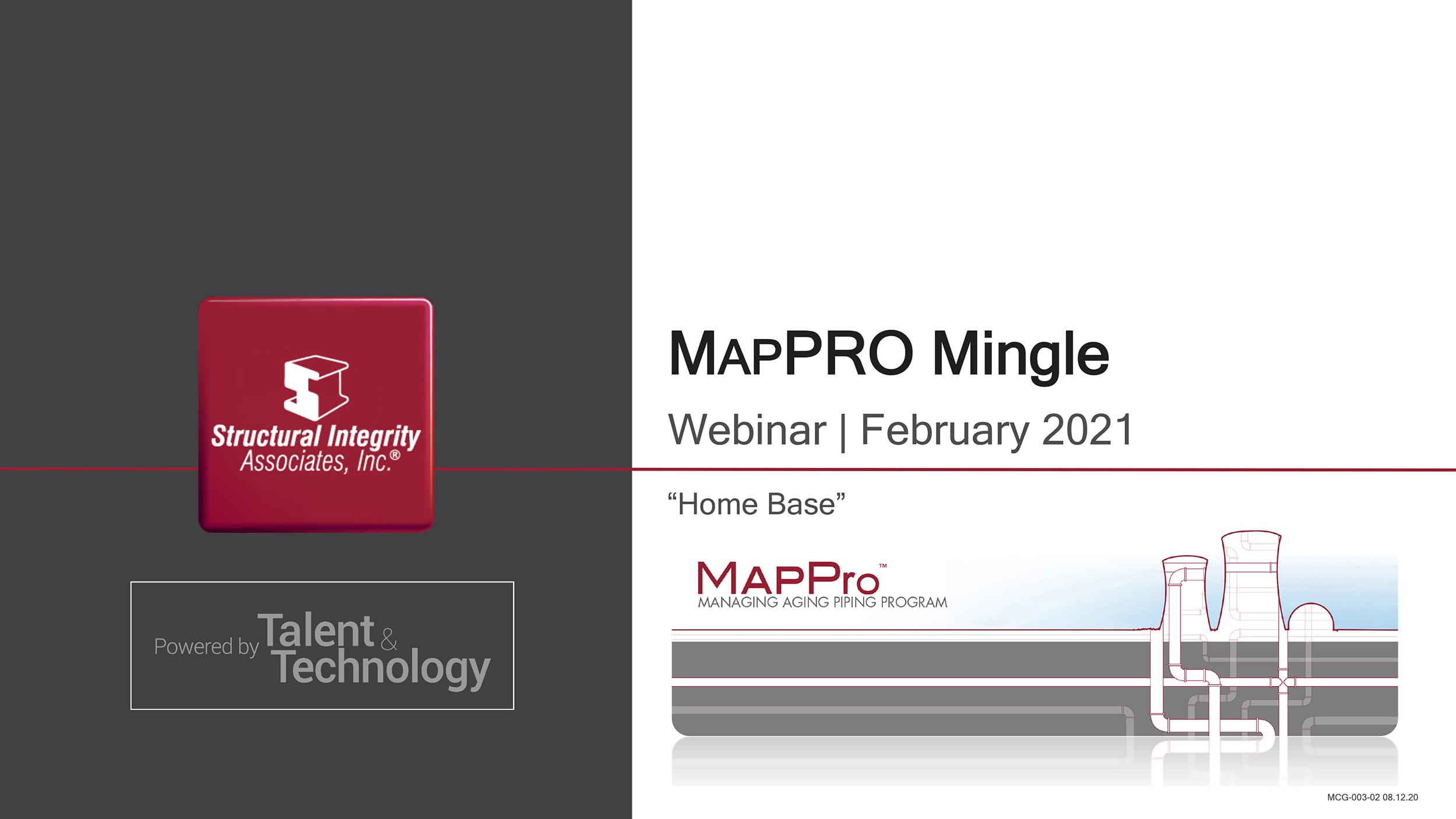 Structural Integrity Associates | MAPPro Mingle Webinar