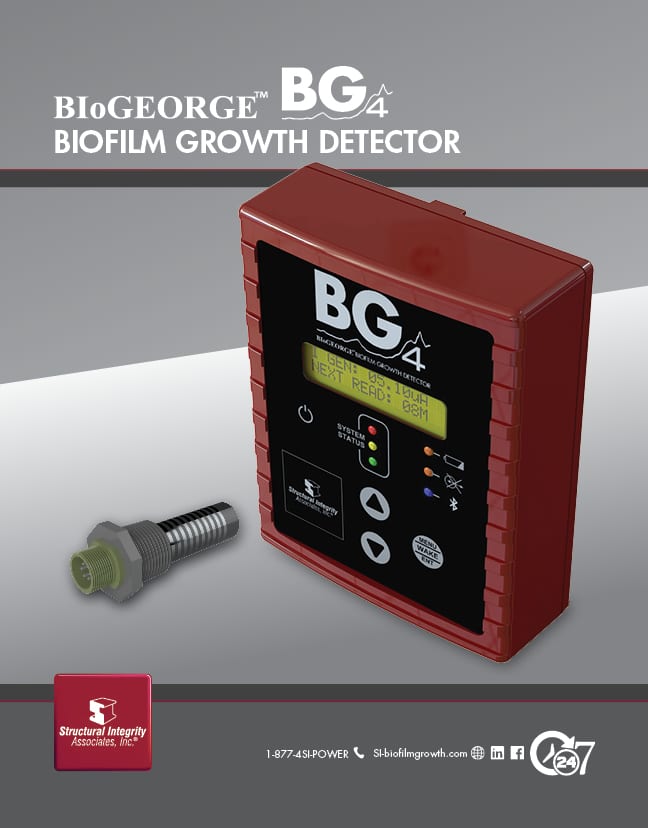 BioGEORGE Specifications BIOFILM GROWTH DETECTOR