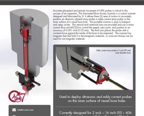 Structural Integrity Associates | Automated Bore Access Scanner