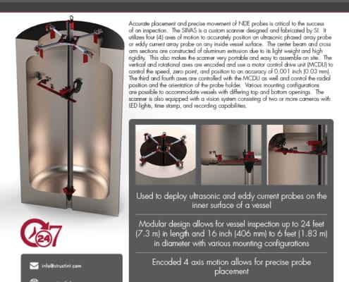 Structural Integrity Associates | Inside Vessel Automated Scanner (SIIVAS)