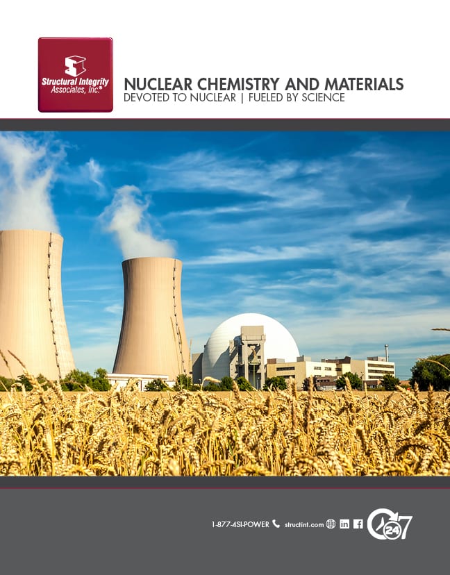 Structural Integrity Associates | Nuclear Chemistry and Materials Devoted to Nuclear