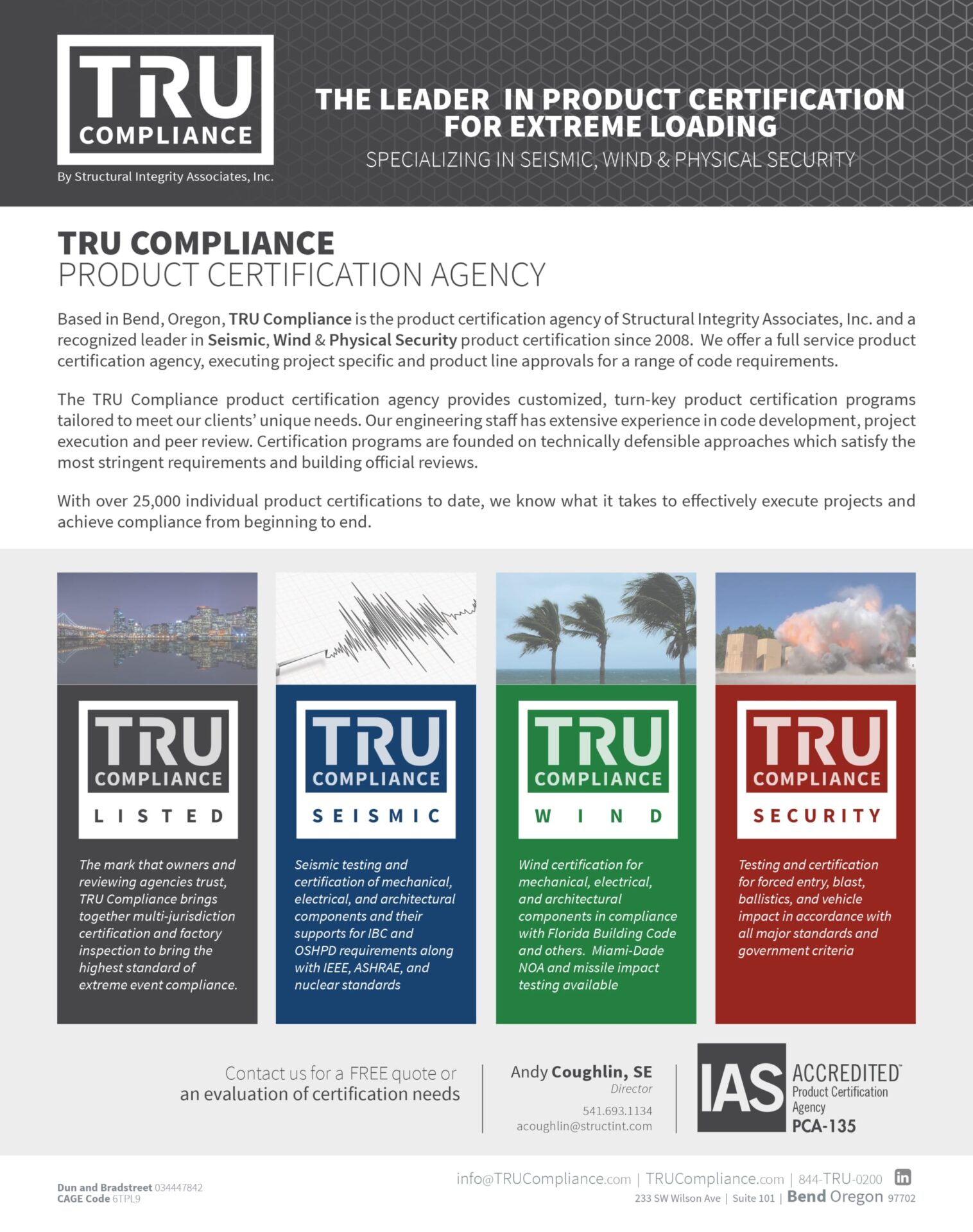 TRU Compliance | Leader in Product Certifiaction for Extreme Loading