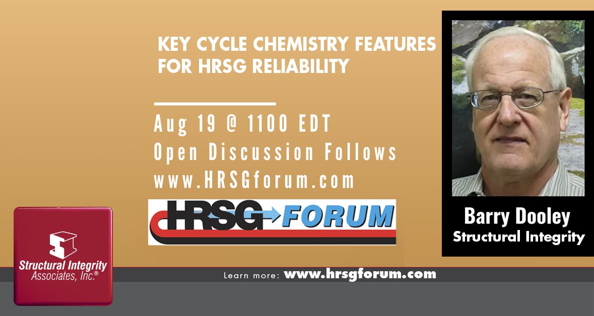 NEWS August 19 - HRSG Forum Major Cycle Chemistry Aspects for HRS copy