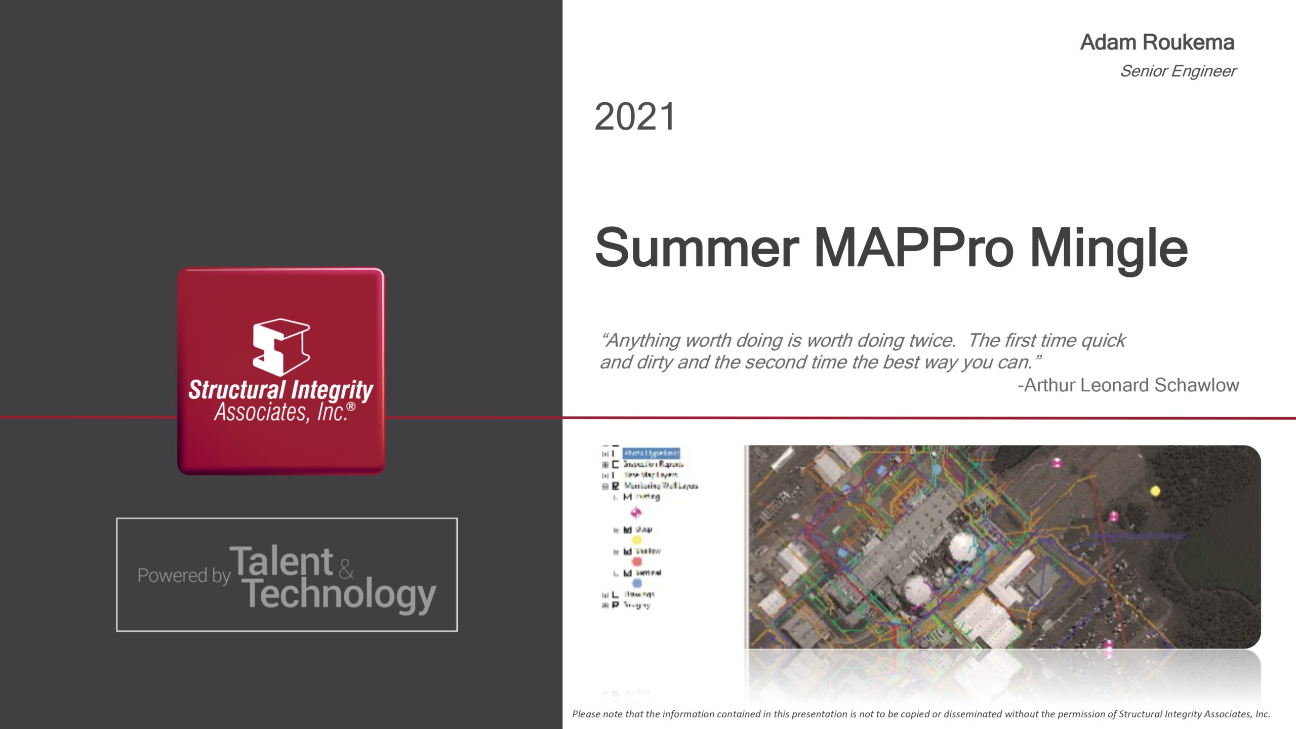 Structural Integrity Associates, Inc. | MAPPro Mingle Summer 2021 Summer