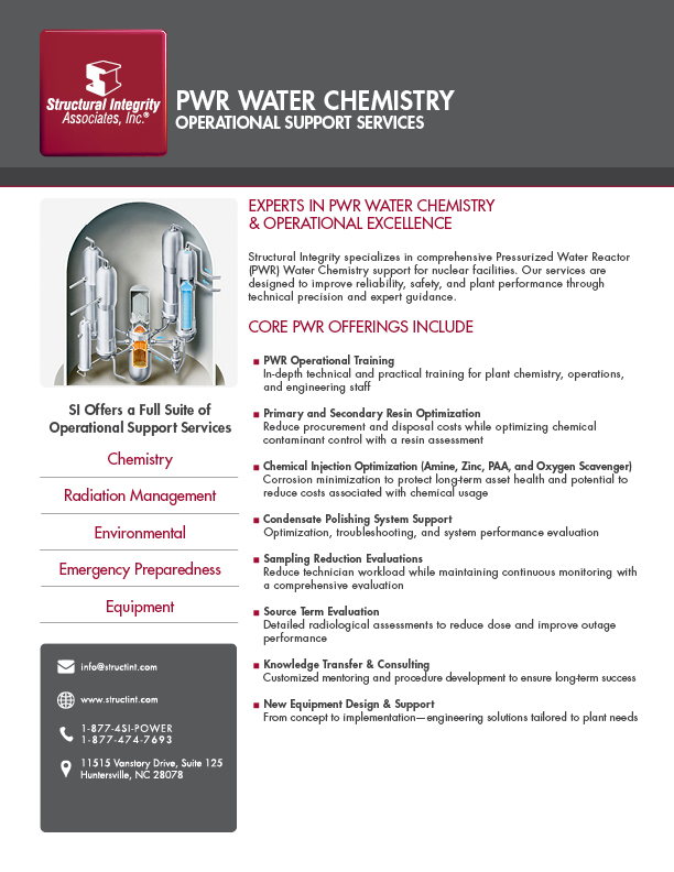 PWR Water Chemistry